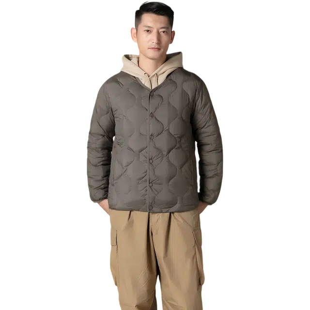 雅鹿 休闲轻便内外穿时尚百搭长袖羽绒服 男款