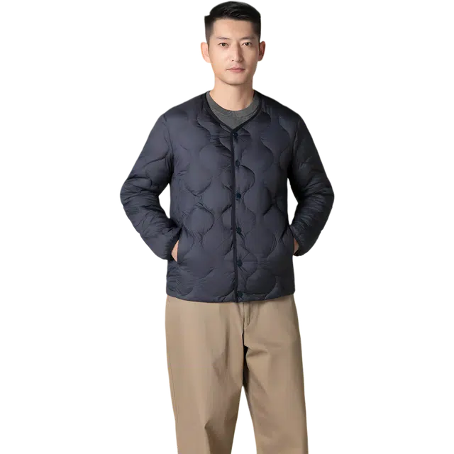 雅鹿 休闲轻便内外穿时尚百搭长袖羽绒服 男款