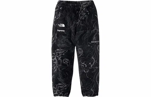 Supreme x The North Face FW22 Week 7 Steep Tech Fleece Pant Logo