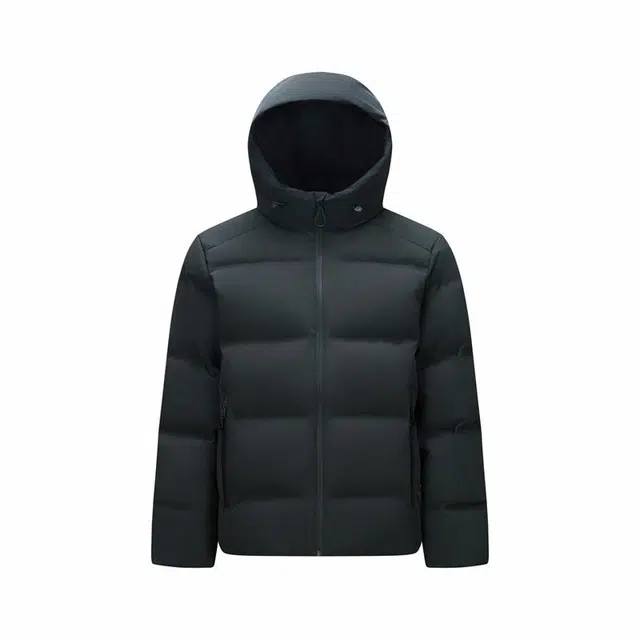 森马 防水肌理感连帽长袖时尚百搭羽绒服 男款