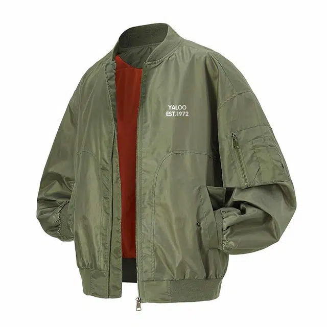 雅鹿 高街复古简约休闲工装百搭夹克外套 男款