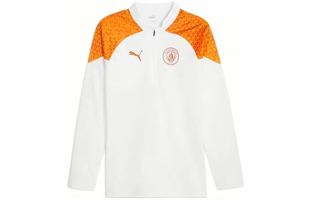 PUMA Logo Print Jacket White