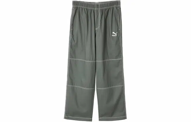 PUMA SWXP D WOVEN PANTS logo