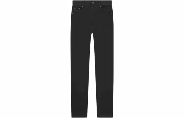 Fear of God Essentials SS23 The Black Collection 5 Pocket Jean Jet Black