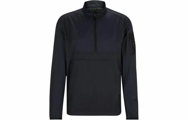 HUGO BOSS Water Repellent Regular-Fit Windbreaker In Ripstop Fabric