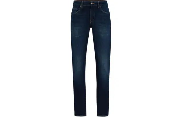 HUGO BOSS Slim-Fit Jeans In Blue Italian Cashmere-Touch Denim