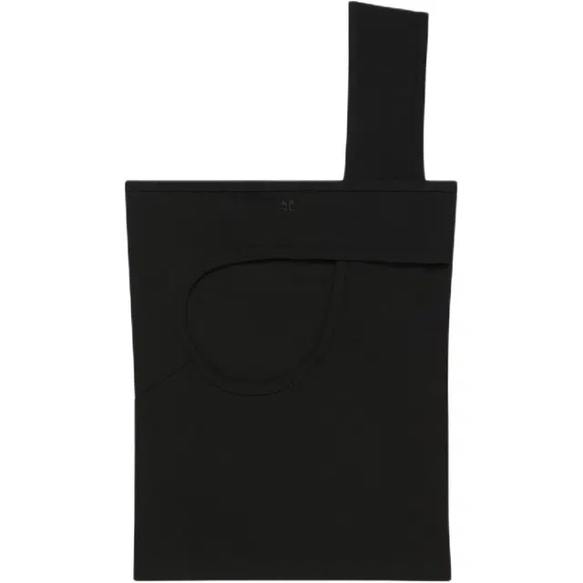 COURREGES SS25 90'S RIB CUT OUT TOP BLACK
