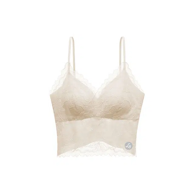 潞优野 性感吊带小胸聚拢刺绣蕾丝花边可外穿文胸 女款