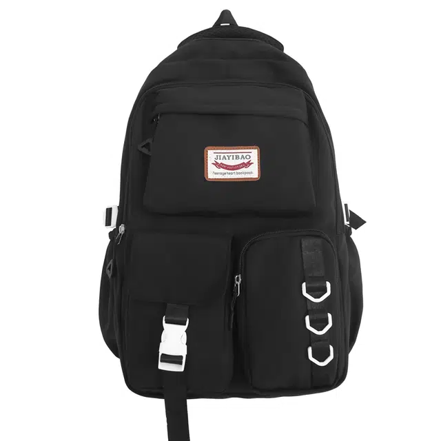 恒源祥 韩版原宿时尚校园风 尼龙 双肩包 男女同款情侣款 多色