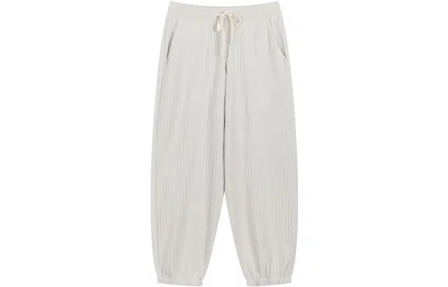 速写 纯色九分裤宽松束脚运动裤 男款