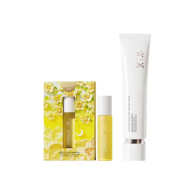 宫芙 不脱妆彩妆套装 奶油肌清透服帖