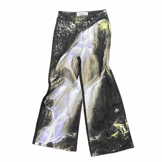 Apriority Clothing Baggy Jeans Green