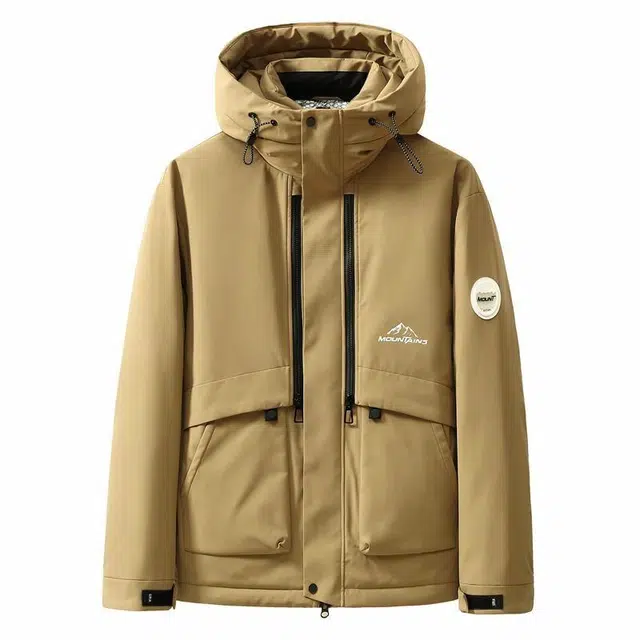 鸭鸭 时尚休闲工装短款百搭羽绒服 男款