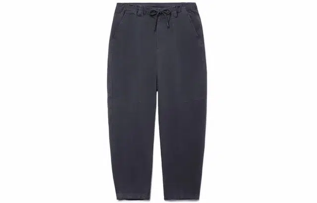 中国李宁 刺绣纯色直筒宽松休闲长裤 男款 黑色