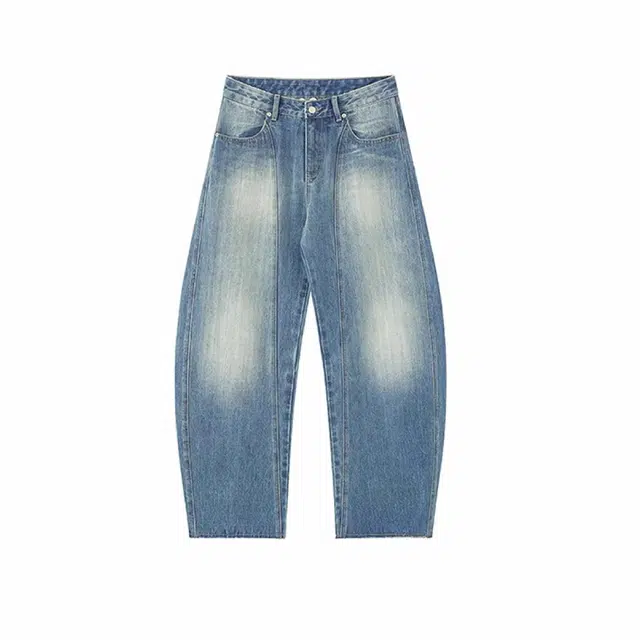 PANDA ADEVIL Devil Straight Jeans Blue