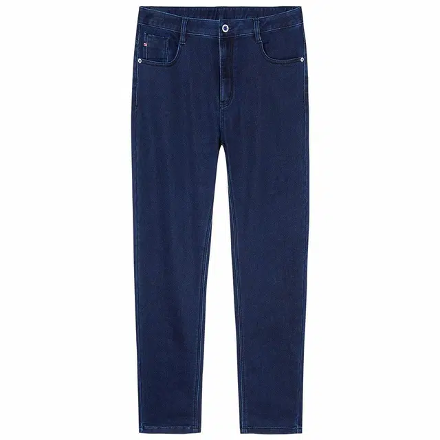 才子 舒适柔弹亲肤纯色牛仔裤 男款 深蓝色