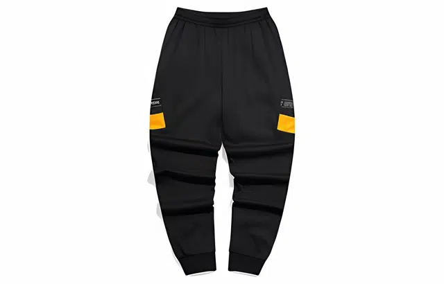 特步 宽松休闲针织束脚运动裤 男款