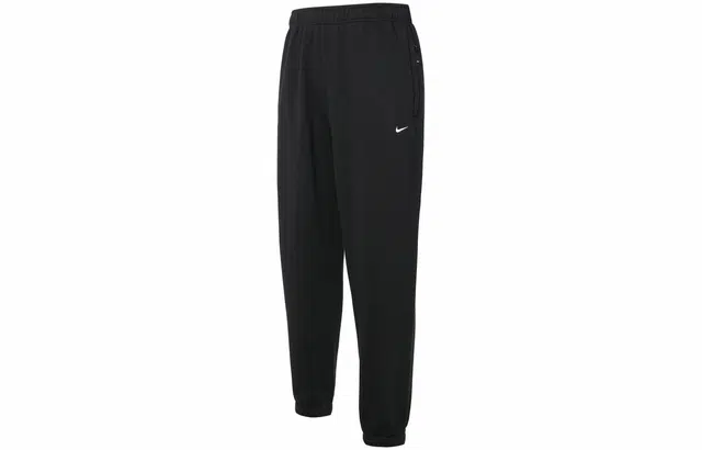 Nike Solo Swoosh Joggers Black