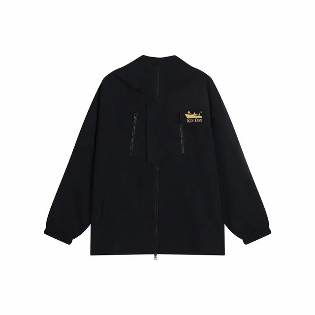 金盾 美式机能工装防风宽松连帽夹克外套 男女同款