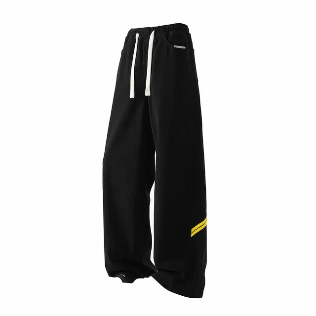 依文 美式复古高街水洗做旧高级感中腰通勤垂感直筒牛仔裤 男女同款