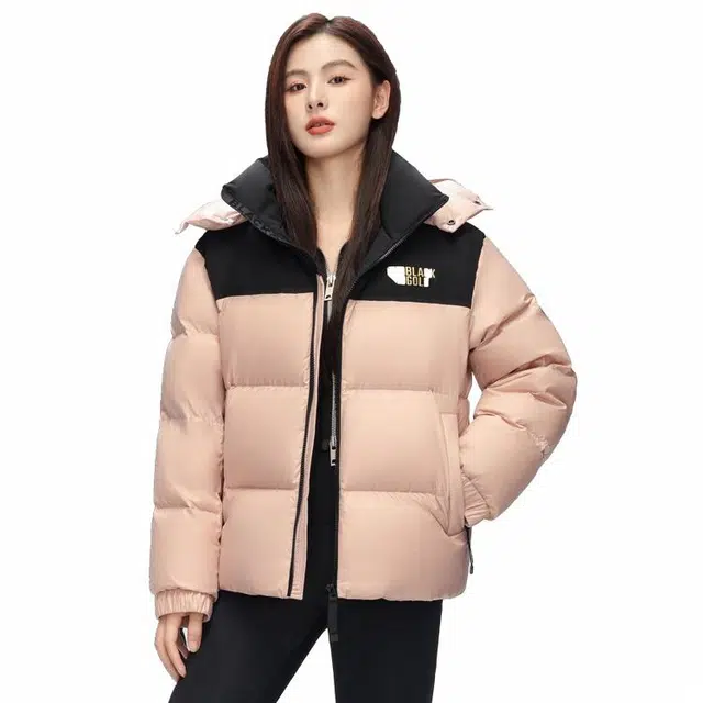 雅鹿 连帽时尚短款加厚百搭柔软舒适羽绒服 男女同款