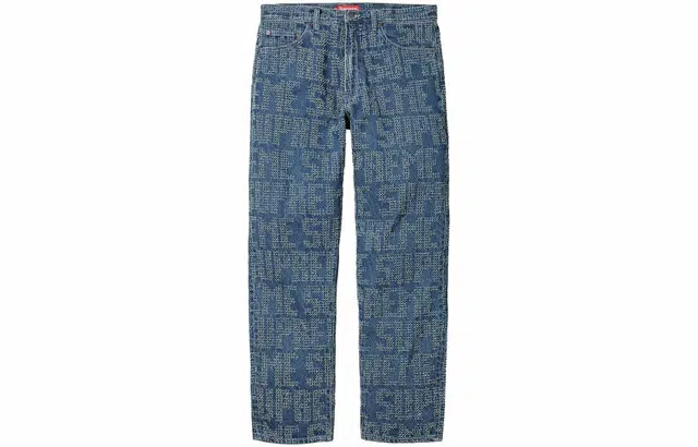 Supreme FW23 WEEK4 NEEDLE PUNCH REGULAR JEAN