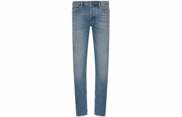 EMPORIO ARMANI J75 Slim-Fit Vintage-Look Denim Jeans