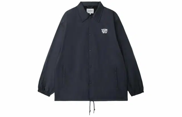 Carhartt WIP SS24 Letter Print Collar Jacket Navy