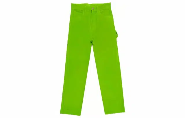 Drew House SS22 Corduroy Carpenter Pant Lime