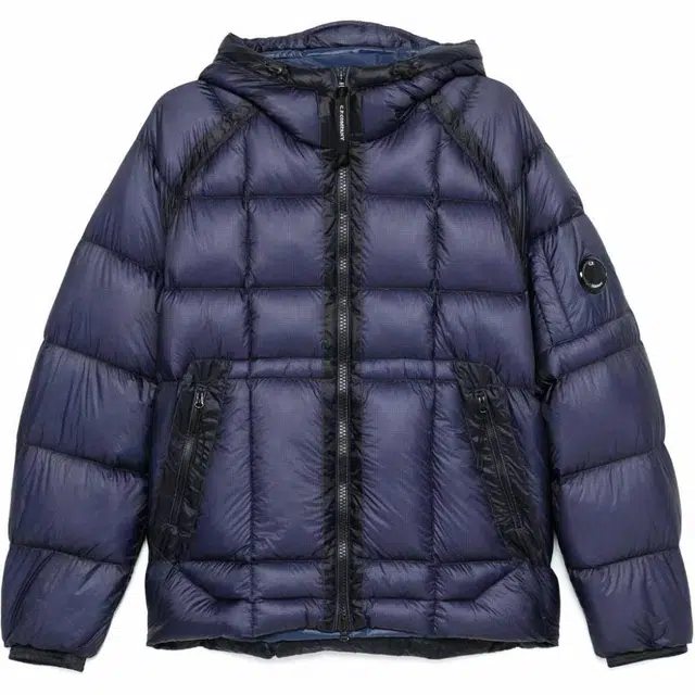 C.P. Company FW24 Quilted Down Jacket Navy