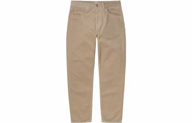 Carhartt WIP Logo Casual Pants Light Brown