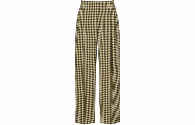 UNIQLO x MARNI SS22 Plaid Trousers Light Yellow