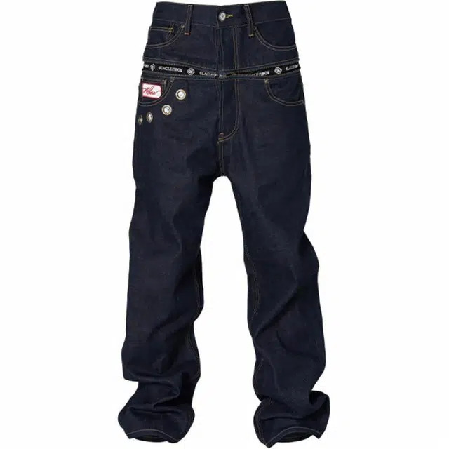 GLACIERBOY SS24 RAW DENIM BAGGY JEANSBaggy
