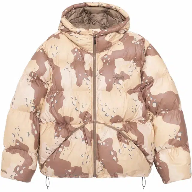 Stussy FW24 DOWN PARKA CAMO RIPSTOP