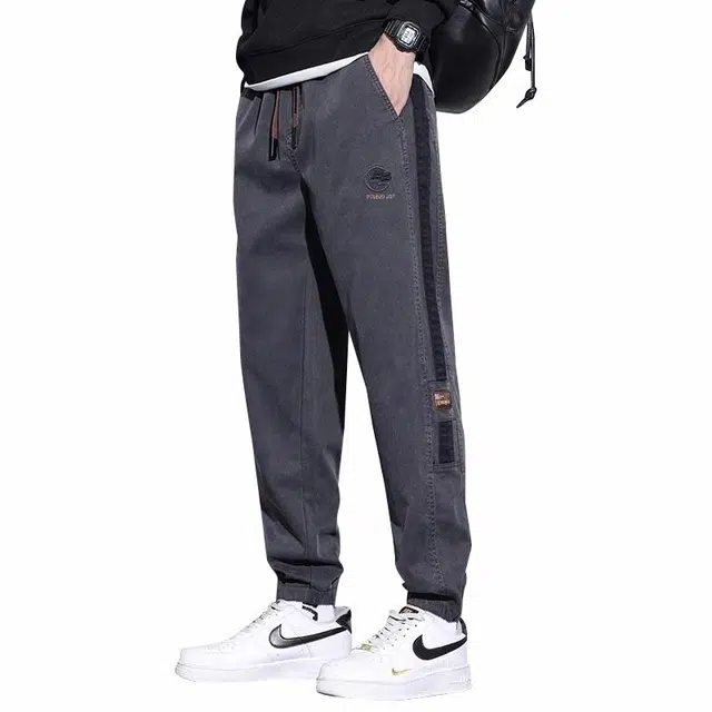 协协乐 时尚百搭工装哈伦百搭美式休闲裤牛仔裤 男款