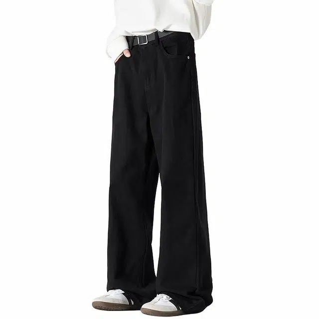 隐狼世家 美拉德舒适休闲百搭牛仔裤 男款