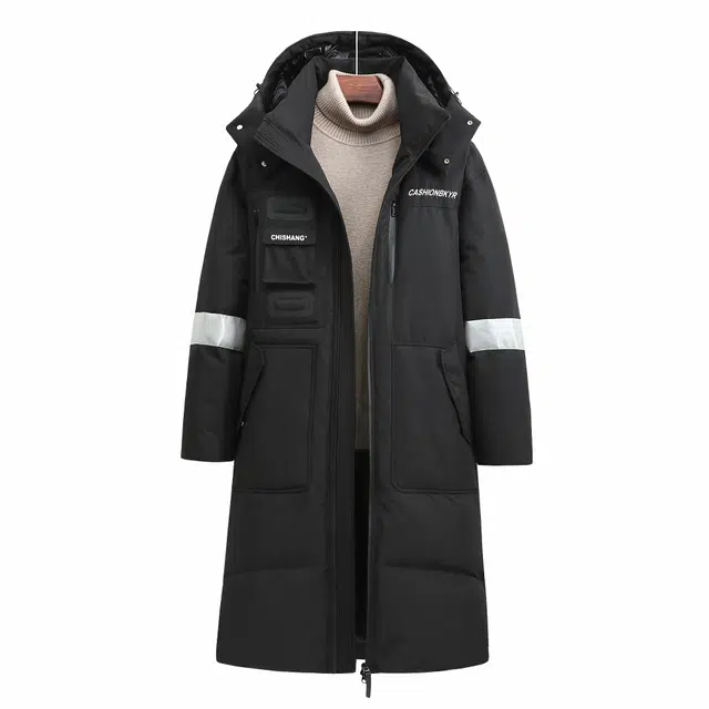 雅鹿 连帽舒适拉链羽绒服 男女同款