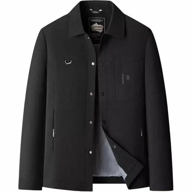 雅鹿 宽松休闲商务潮流夹克外套 男款