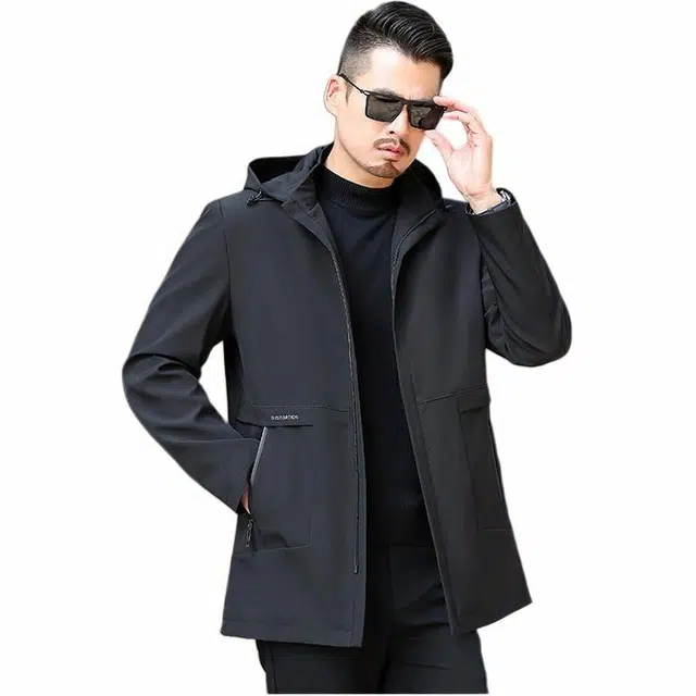 雅鹿 中年商务休闲百搭夹克外套 男款