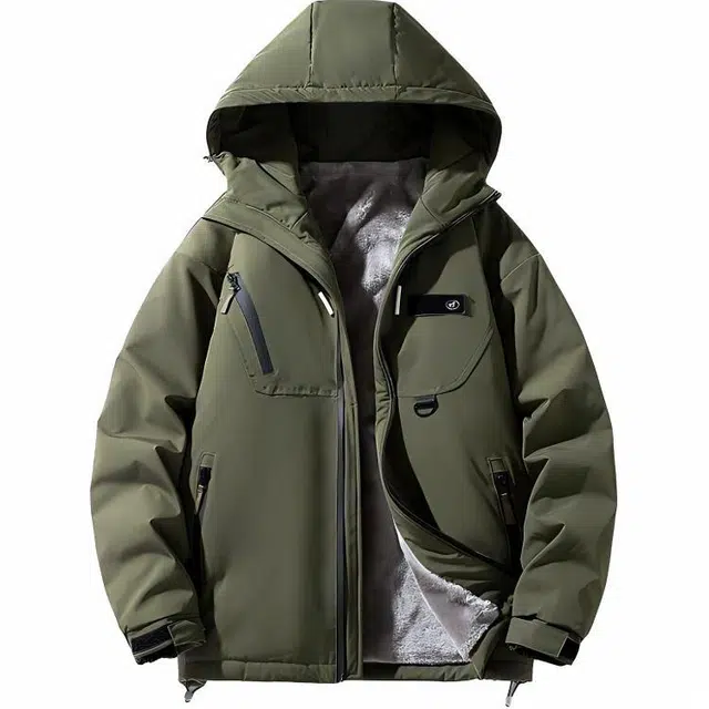 雅鹿优选 防水面料加绒加厚透湿保暖棉服 男款