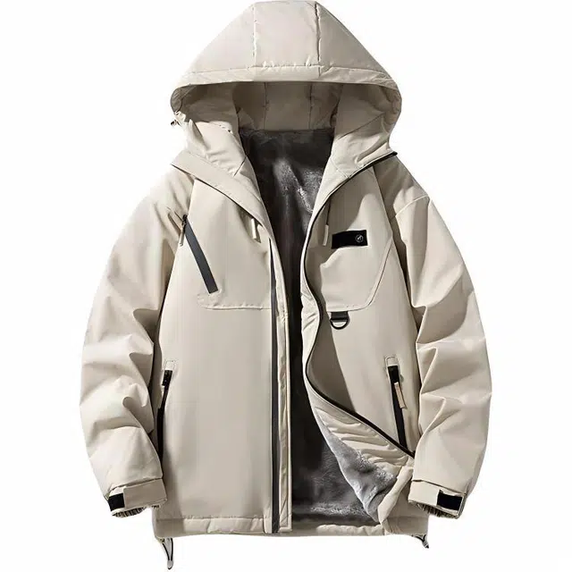 雅鹿优选 防水面料加绒加厚透湿保暖棉服 男款