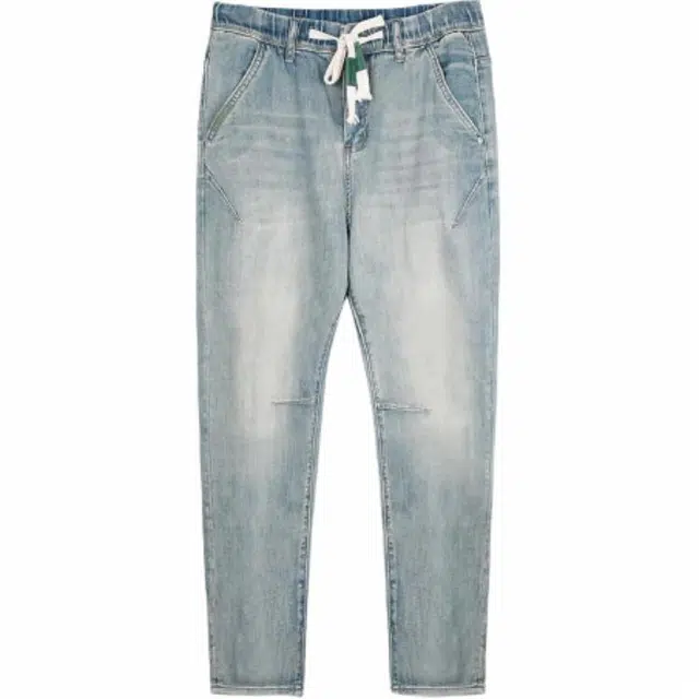 才子 水洗时尚百搭牛仔裤 男款 蓝色