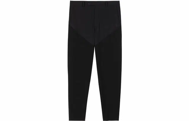 速写 拼接锥形休闲长裤 男款 深藏青