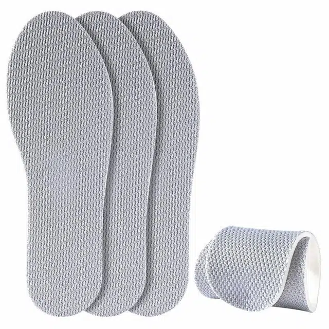 足印部落 单鞋皮鞋专用超薄乳胶夏季光脚神器清凉透气薄款吸汗防臭舒适软弹不累脚 乳胶 鞋垫 男女同款情侣款