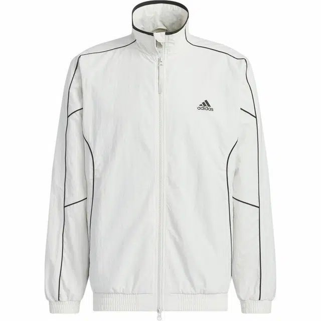 adidas FW24 WRINKLED LINED TRACK TOP Wording logo
