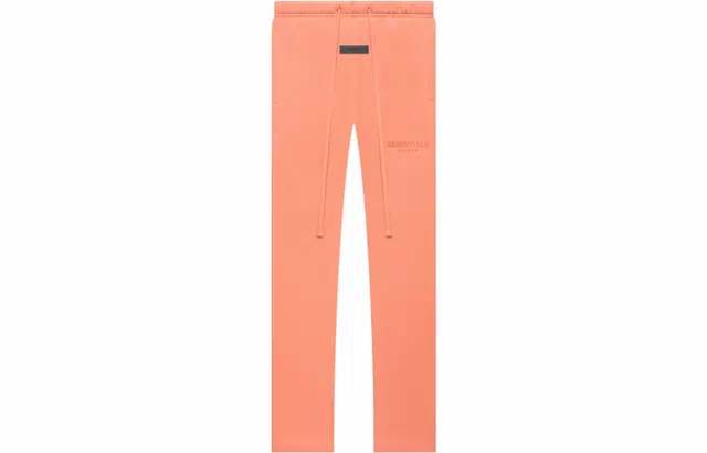 Fear of God Essentials FW22 Relaxed Sweatpant Coral Logo