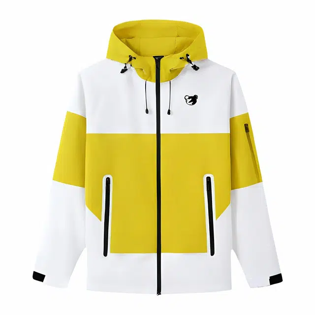 赛琪 工装城市机能风户外拼接撞色连帽登山服日常通勤压胶工艺专业露营骑行徒步防风防水长袖拉链夹克外套 男女同款
