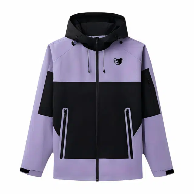 赛琪 工装城市机能风户外拼接撞色连帽登山服日常通勤压胶工艺专业露营骑行徒步防风防水长袖拉链夹克外套 男女同款