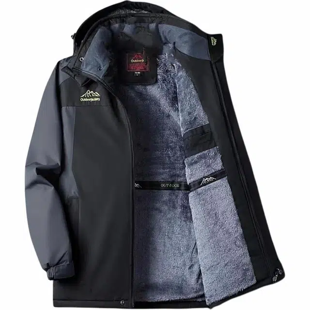 雅鹿 加绒加厚保暖大码棉服 男款