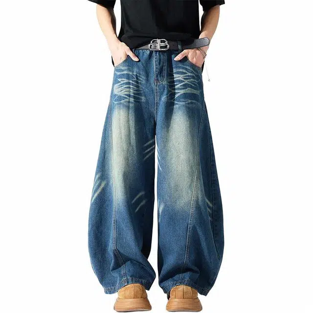 NVRFRGT Wide Leg Jeans
